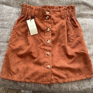 Ebossy Corduroy skirt. Brand new with tags.